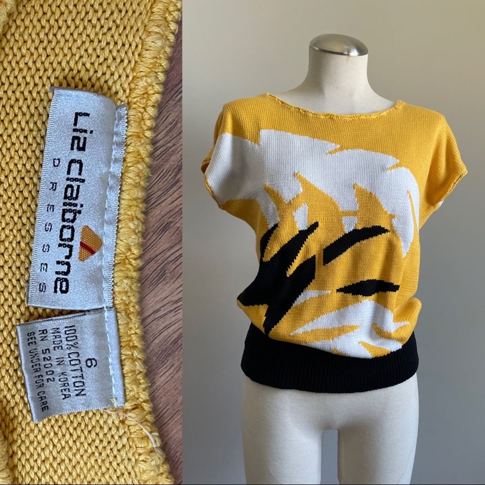 Vintage 80s Miami slouch sweater